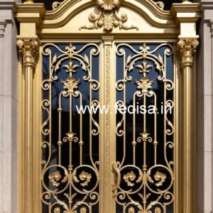 Beautiful Stylish Grill Gate Design for Villas No-7750