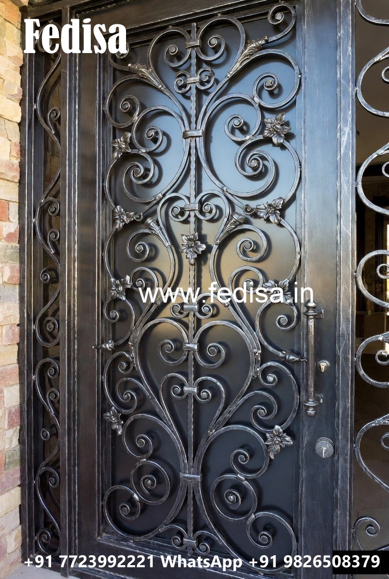 Premium Main Door Gate Grill Design for Homes No-7752