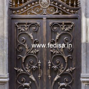Elegant Modern Exterior Grill Gate Design No-7775