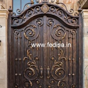 Elegant Stylish Main Entrance Gate Grill Design No-7796