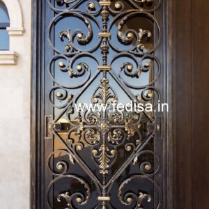 Elegant Steel Gate Grill Design for Main Entrance No-7804