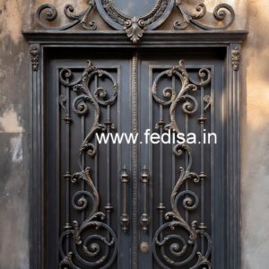 Beautiful Front Gate Grill Design for Indian Homes No-7808