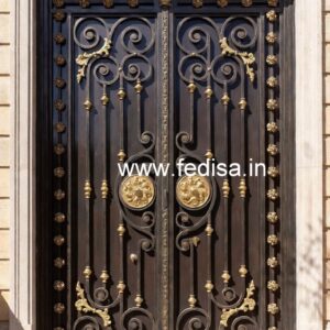Stylish Entrance Gate Grill Design with Modern Touch No-7822