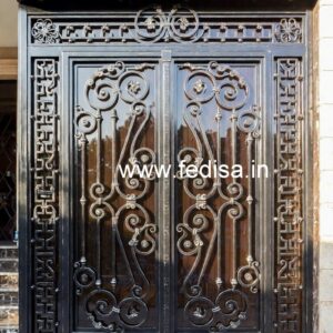 Double Door Gate Grill Design for Modern Villas No-7825
