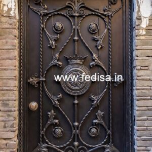 Front Elevation Gate Grill Design for Elegant Homes No-7831