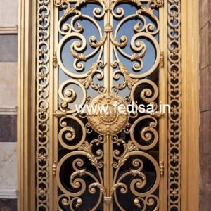 Grand Entrance Gate Grill Design for Luxury Villas No-7848