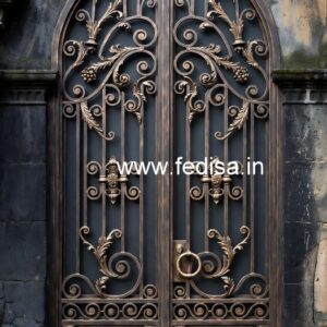 Attractive House Gate Grill Design for Modern Villas No-7859