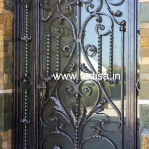 Black and Gold Gate Grill Design Inspiration No-7865