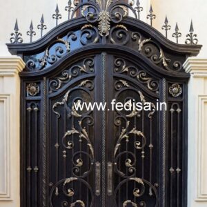 Front House Gate Grill Design with Elegant Pattern No-7873