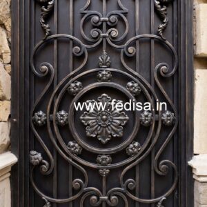 Stylish Front Entry Gate Grill Design for Homes No-7882