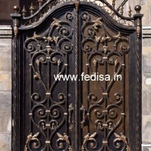 Decorative Front Gate Grill Design with Modern Style No-7906