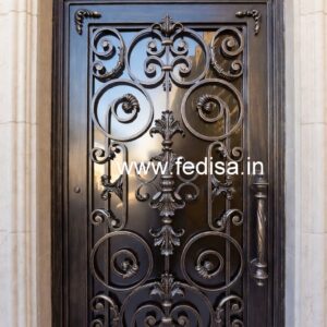 Unique Steel Gate Grill Design with Artistic Touch No-7913