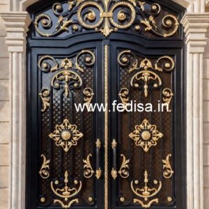 Artistic Villa Entrance Gate Grill Design Inspiration No-7928