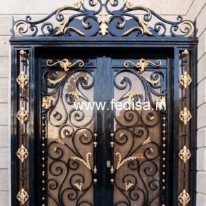 Artistic House Entrance Grill Gate Design No-7952
