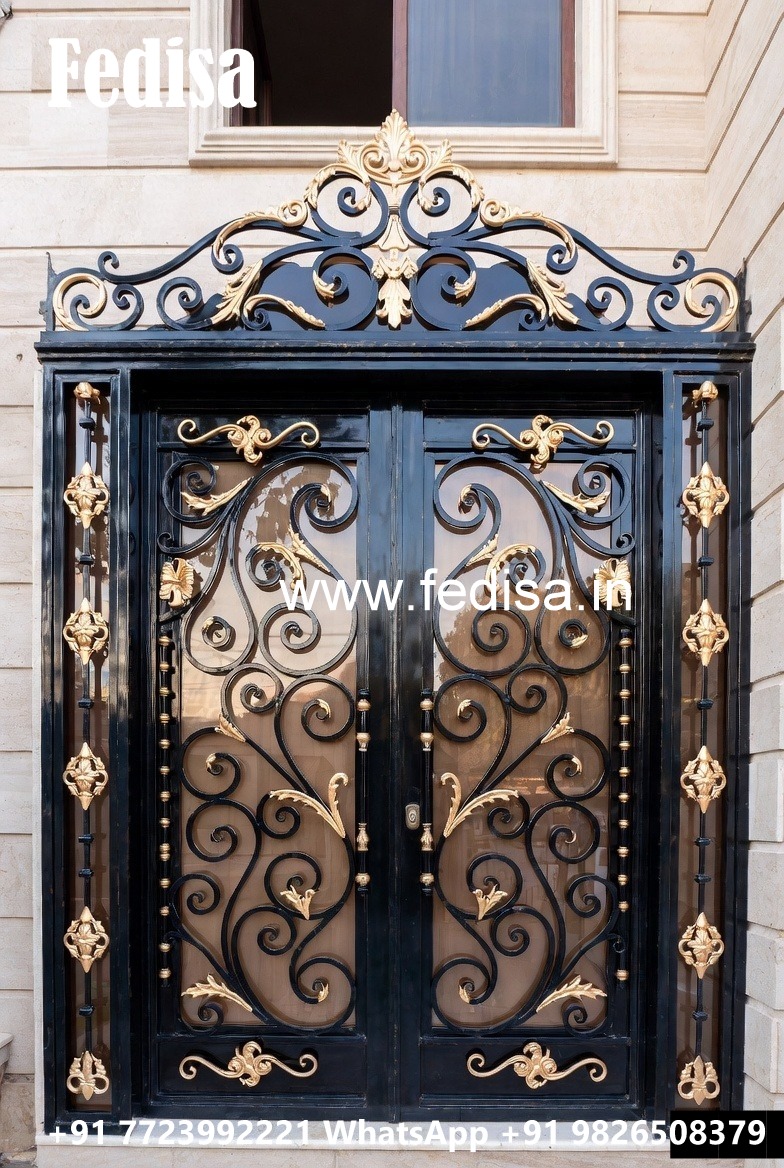 Artistic House Entrance Grill Gate Design No-7952