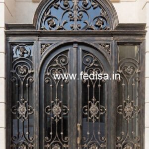 Stylish Steel Entrance Gate Grill Design for Homes No-7954