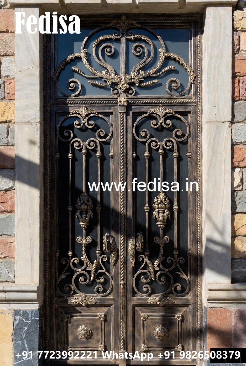 Artistic Decorative Gate Grill Design for Home Fronts No-7966