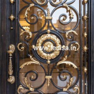 Elegant House Front Grill Gate Design for Villas No-7973