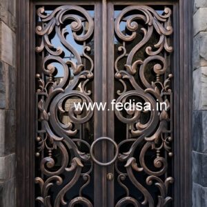 Beautiful Modern Entrance Gate Grill Design No-7990
