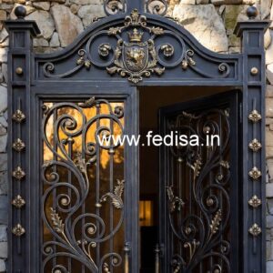 Modern Fancy Steel Gate Grill Design for Homes No-7994