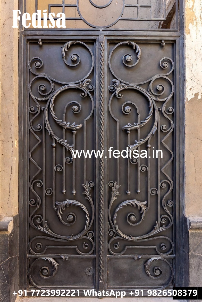 Elegant Villa Exterior Gate Grill Design No-8000