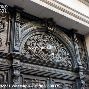 House Elevation Iron Design with Decorative Elements No-3019