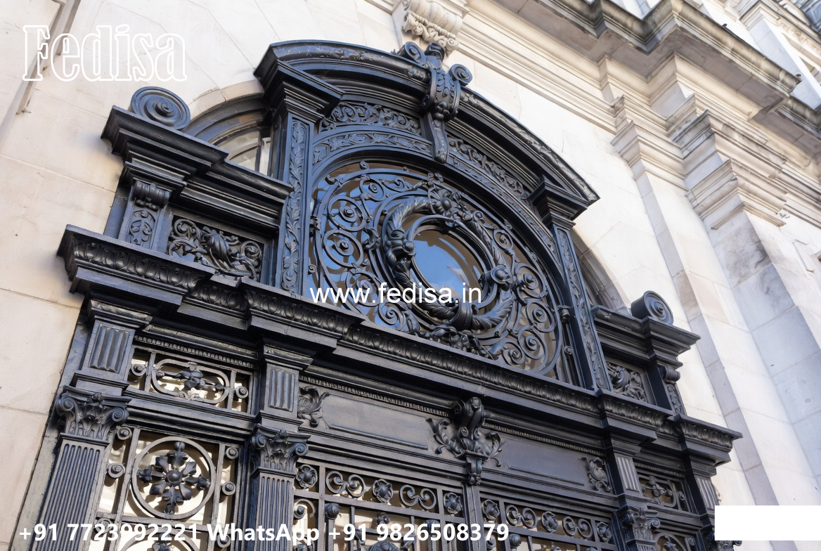 Attractive Iron Exterior Design for House Elevation No-3052