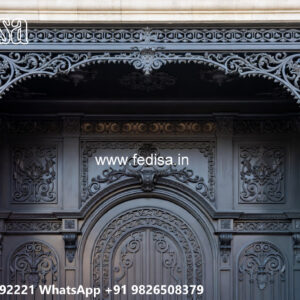 Luxury House Elevation Iron Art Ideas No-3071