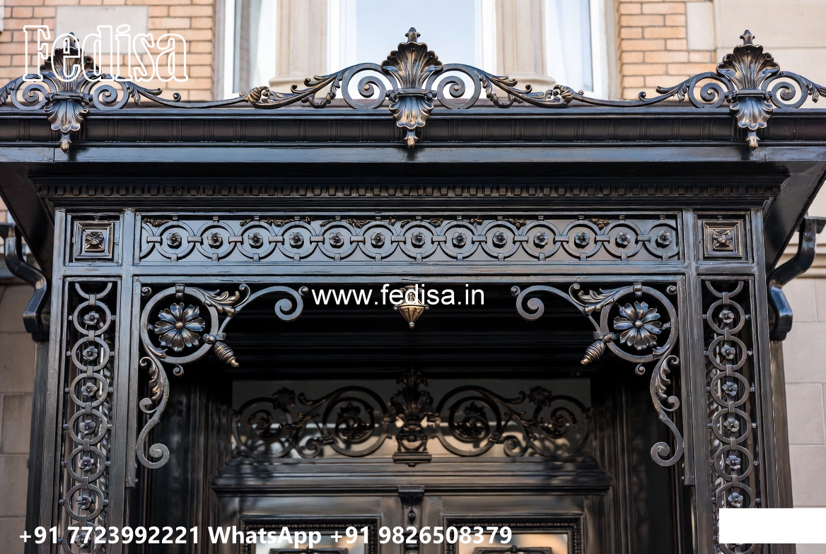 Decorative House Elevation Iron Grill Concepts No-3090