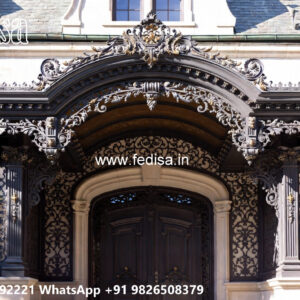 Stylish House Elevation Iron Work Inspirations No-3103