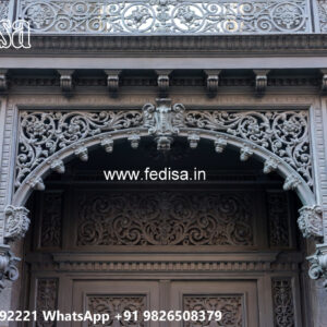 House Elevation Iron Design with Decorative Front Patterns No-3105
