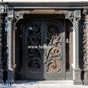 Luxury House Elevation Iron Exterior Concepts No-3121
