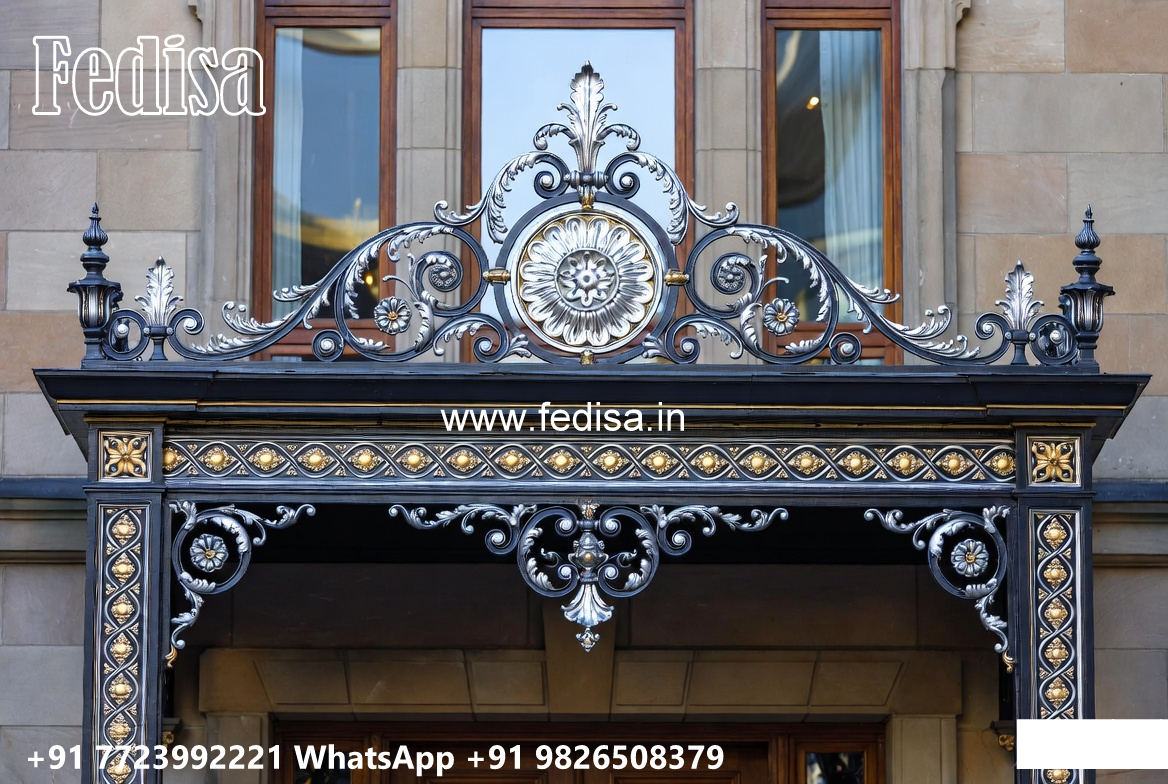 Modern House Front Iron Decorative Panels No-3130