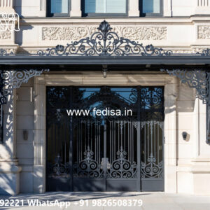 Stylish House Elevation Iron Architectural Style No-3132