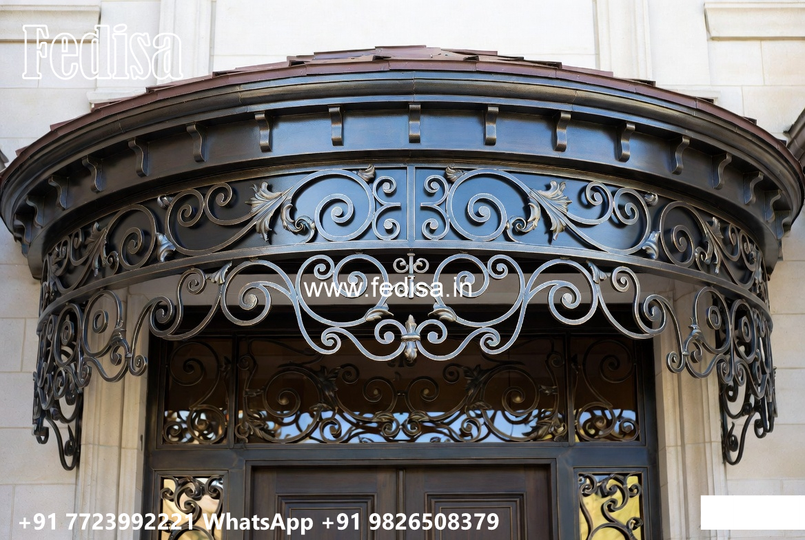 House Elevation Iron Design with Elegant Exterior Panels No-3141