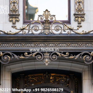 House Elevation Iron Design with Elegant Structural Finish No-3155