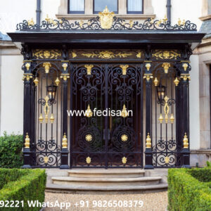 House Elevation Iron Design with Contemporary Luxury Style No-3172