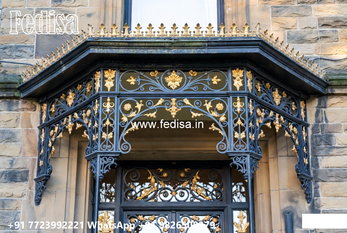 Premium Decorative Iron House Front Design No-3181