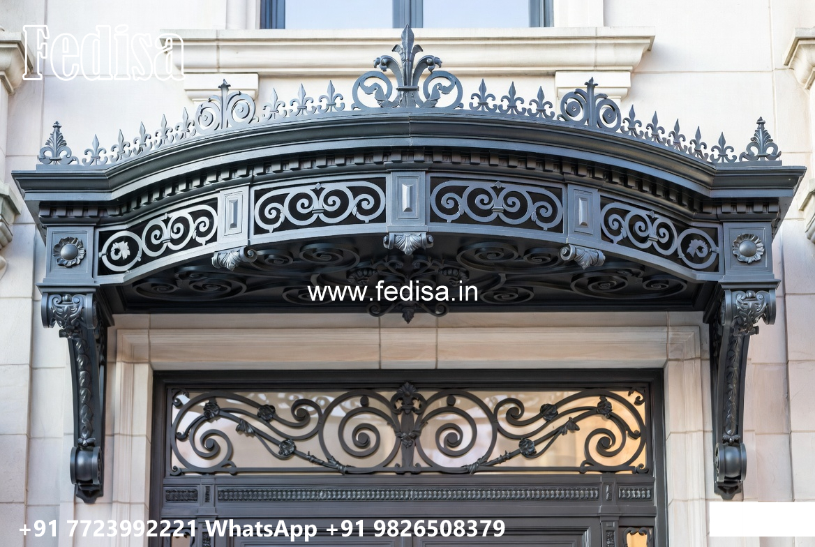 House Elevation Iron Design with Artistic Decorative Style No-3223