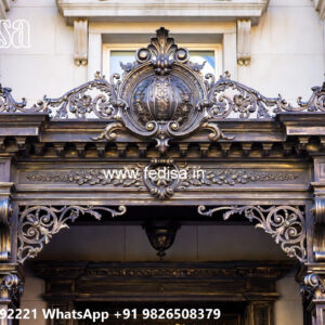 House Elevation Iron Design with Elegant Decorative Features No-3245