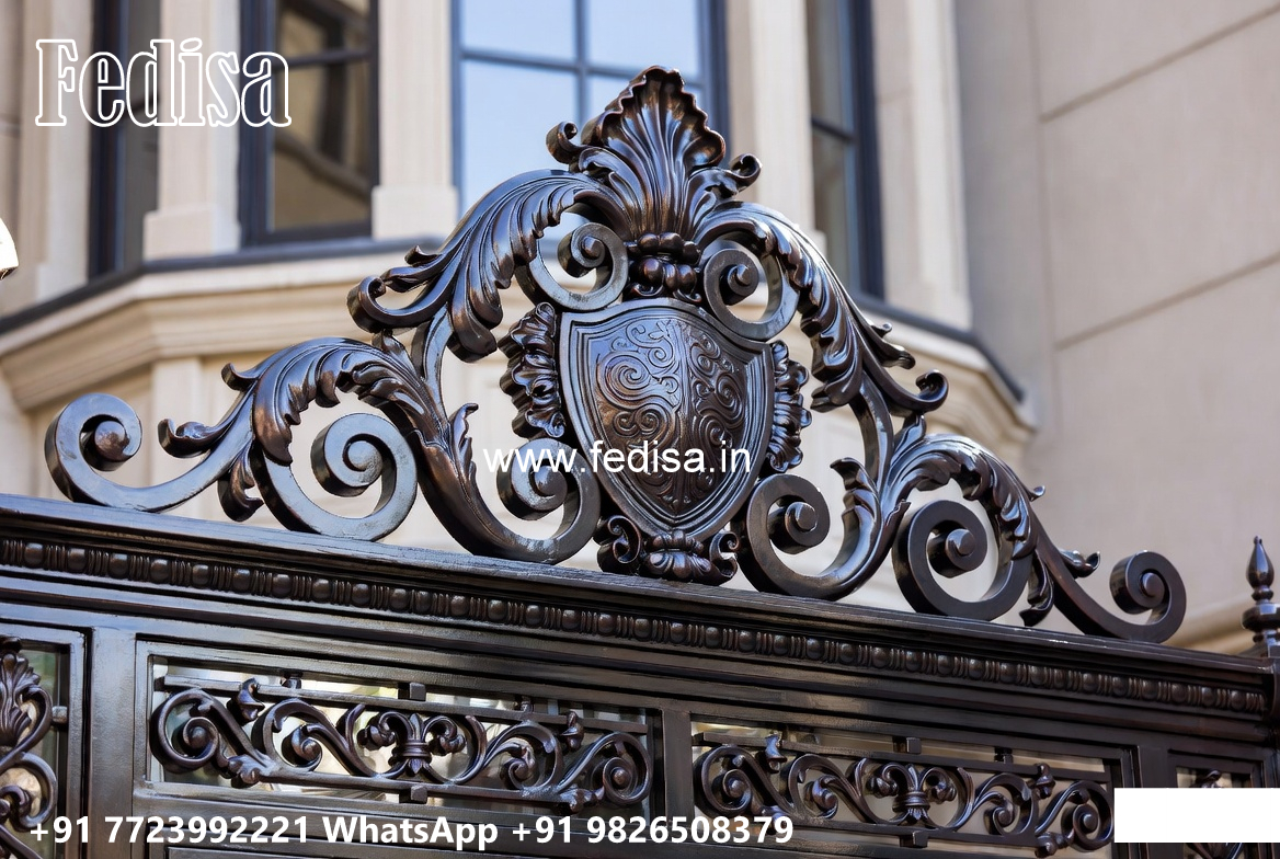 Stylish Iron House Elevation with Modern Appeal No-3247
