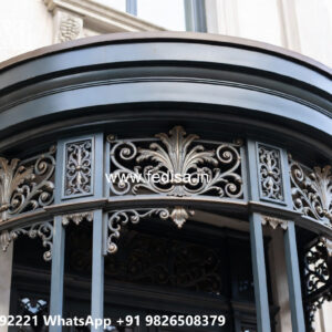 Attractive Iron Feature Design for House Elevation No-3276