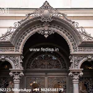House Elevation Iron Design with Stylish Balcony Framework No-3308