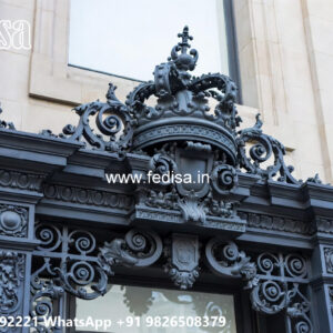Elegant House Front Iron Wall Inspirations No-3377