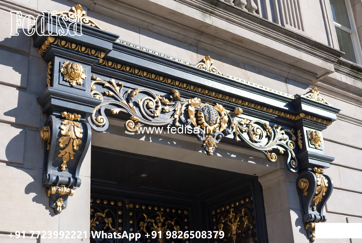 Modern Decorative Iron House Front Design No-3380