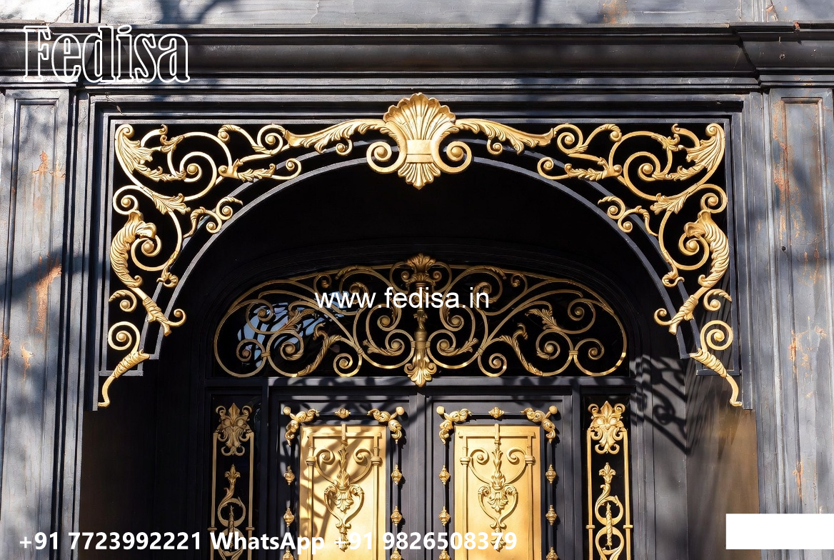 Modern House Exterior Iron Artistic Ideas No-3389