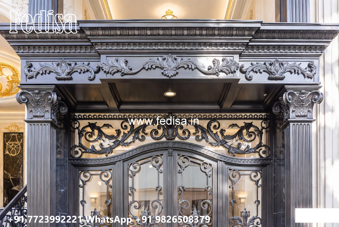 House Elevation Iron Design with Stylish Structural Finish No-3420