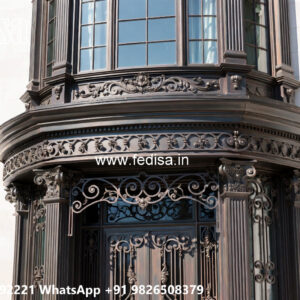 Decorative Exterior Iron House Wall Concepts No-3449