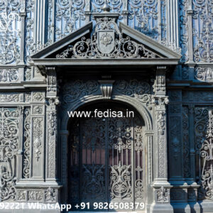Luxury House Elevation Iron Artistic Framework No-3488