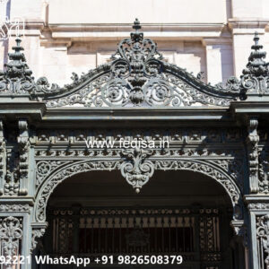House Elevation Iron Design with Premium Decorative Roofing No-3489